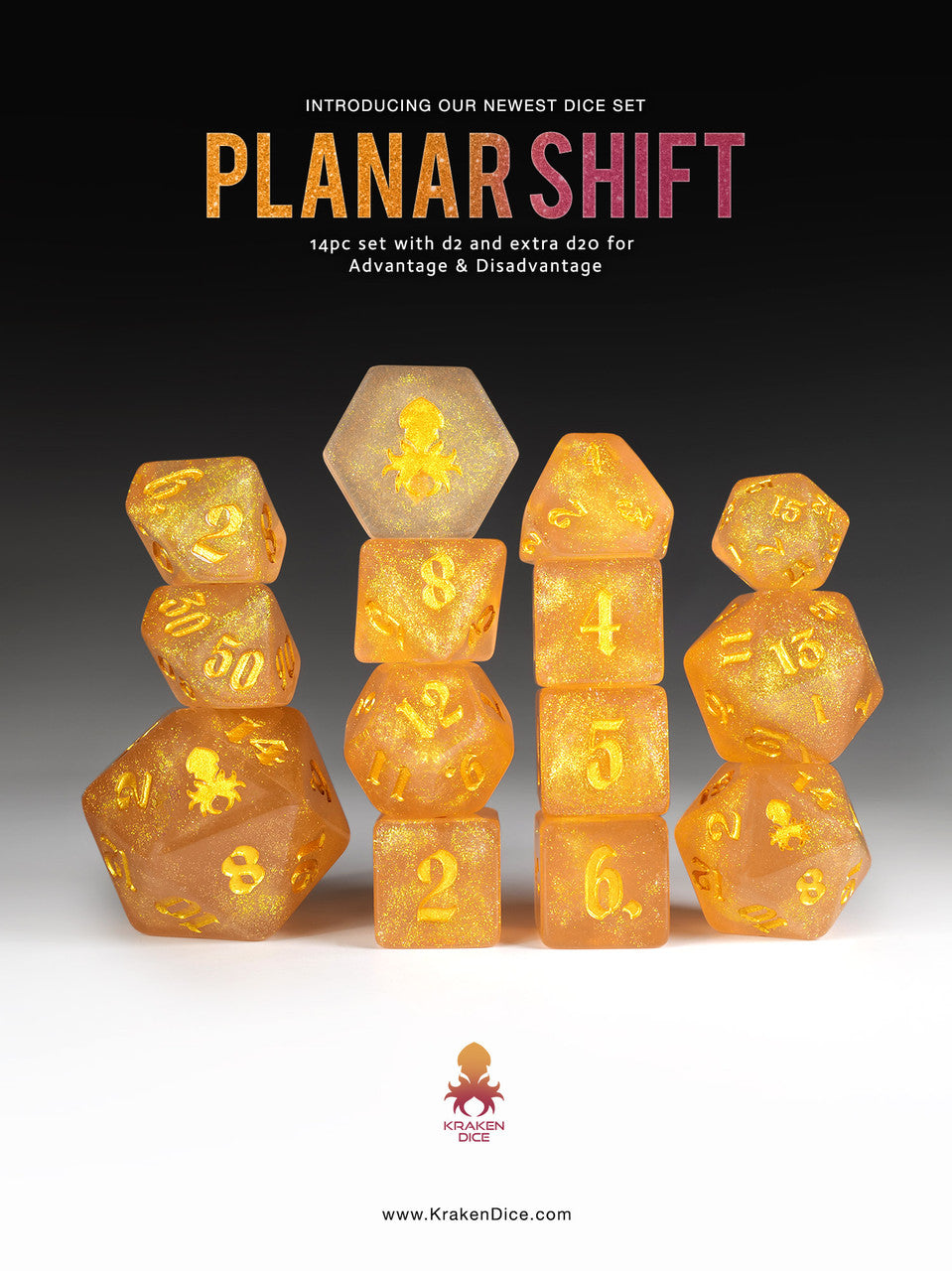 Planar Shift UV reactive color change Gold to Red